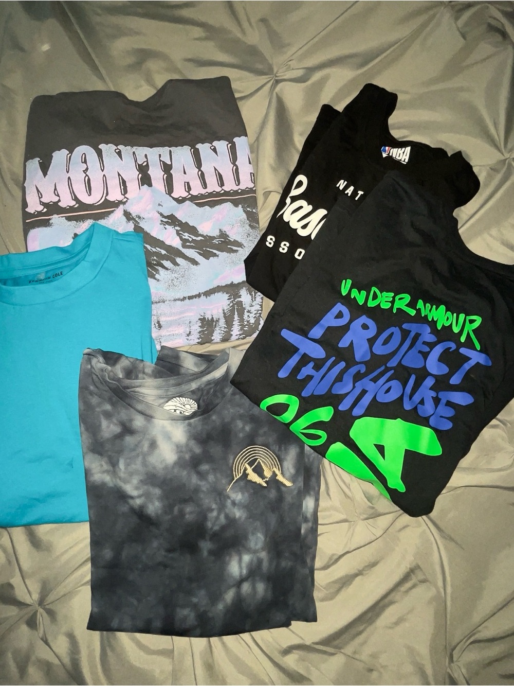 Bundled - Boys Under Armour Kids' Black 'Protect This House' Graphic Tee BUNDLE